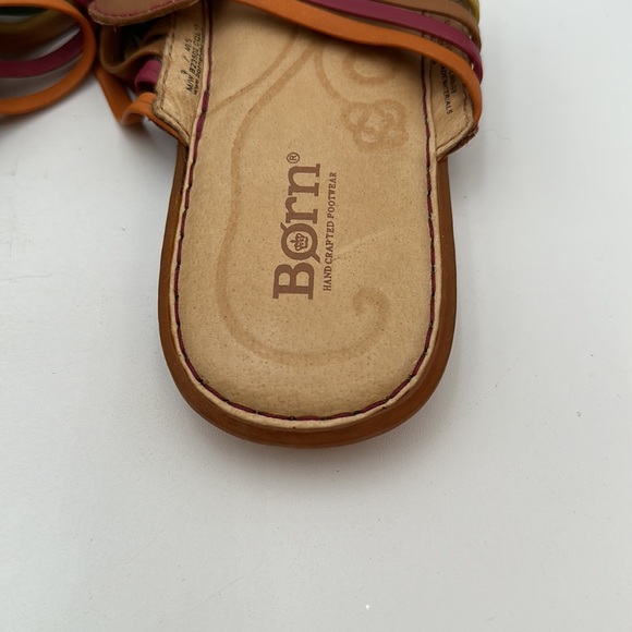 Born Hoda Citrus Multi Flat Thong Flip Flop Sandals Womens - Picture 2 of 13